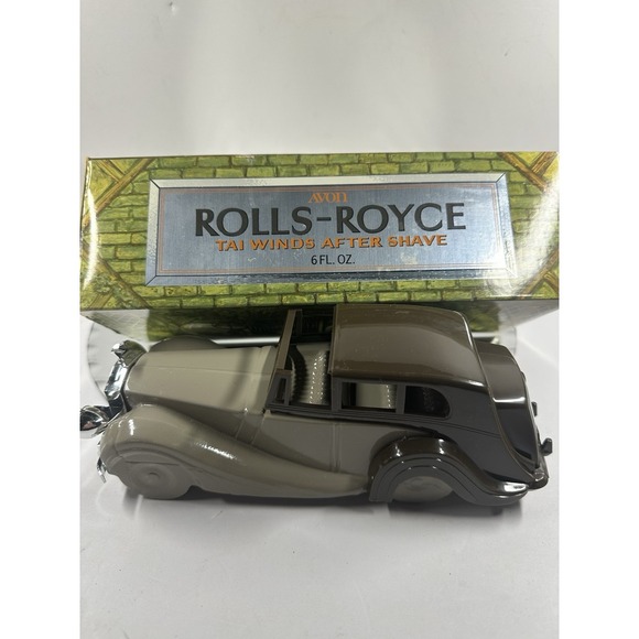 Vintage AVON Rolls - Royce Car decanter Deep Woods After Shave FULL w/ Box Retro - Picture 8 of 11